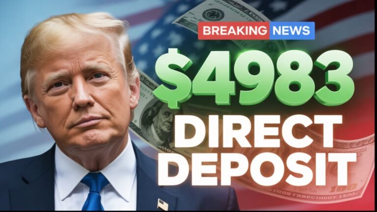 $4983 Direct Deposit Coming in October 2025 For Everyone