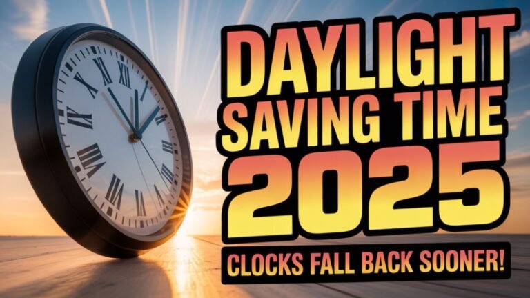 Daylight Saving Time 2025