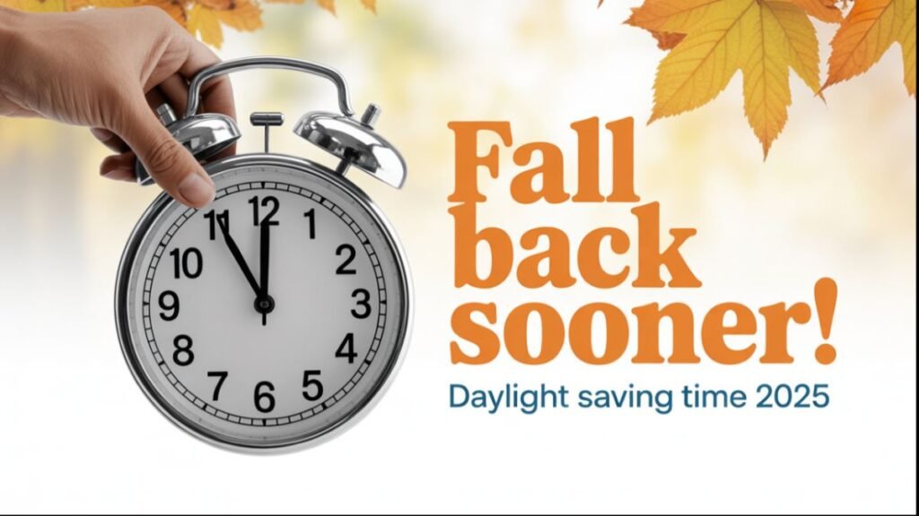 Daylight Saving Time 2025: Clocks Set to Fall Back Sooner This Year in the United States