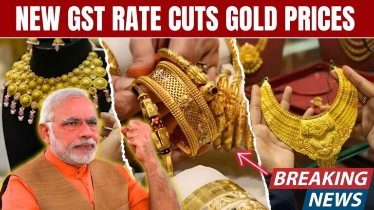 gold price today 2025, GST rate cut on gold 2025, silver rate after GST cut, gold jewelry price India, GST impact on gold prices, gold and silver rate update, jewelry market news 2025, gold investment India, new GST rates precious metals, gold price trend 2025,