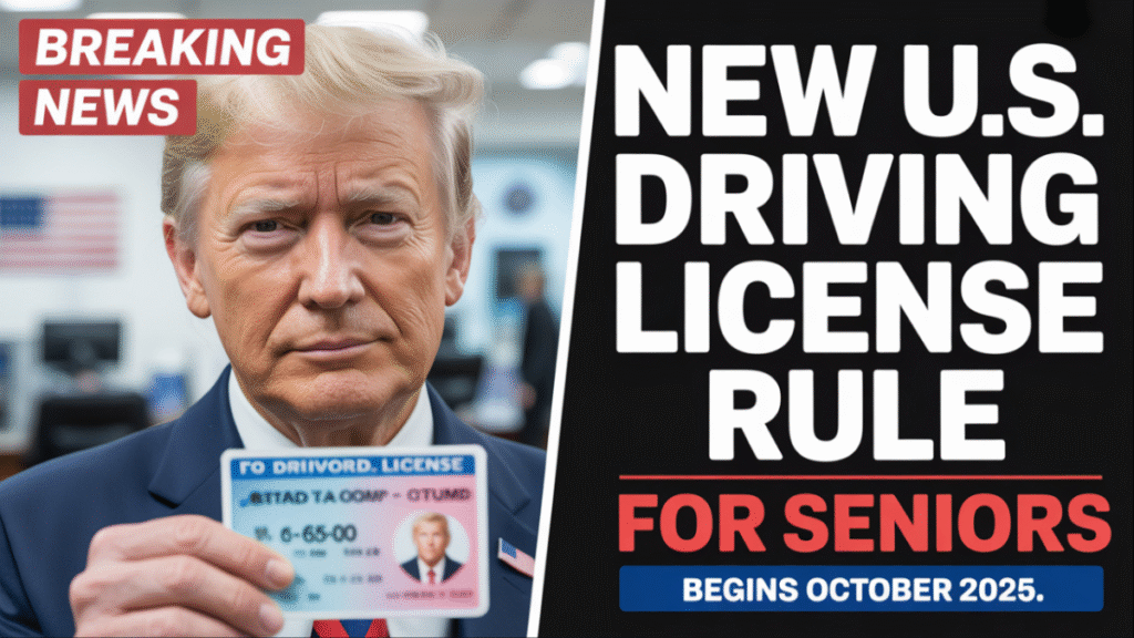 New US Driving License Rule for Seniors