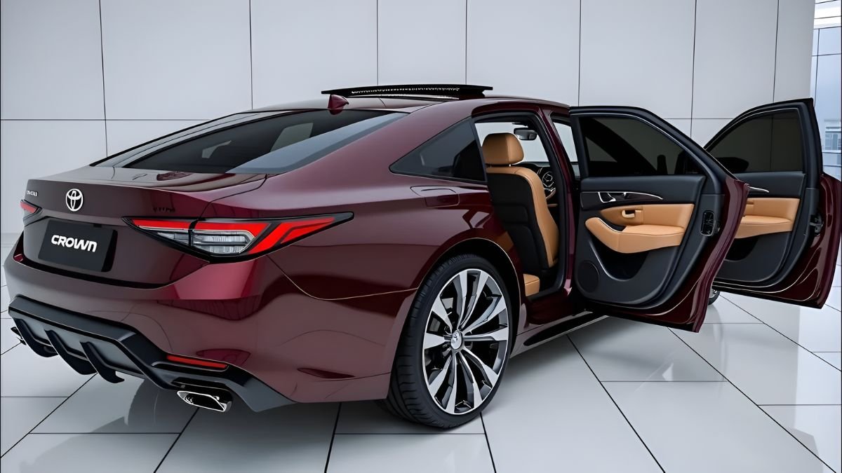 toyota crown 2025, toyota crown hybrid, luxury sedan, spacious interior sedan, toyota safety sense, 2025 toyota sedans, hybrid luxury car, toyota crown features, toyota crown price and specs, premium executive sedan,