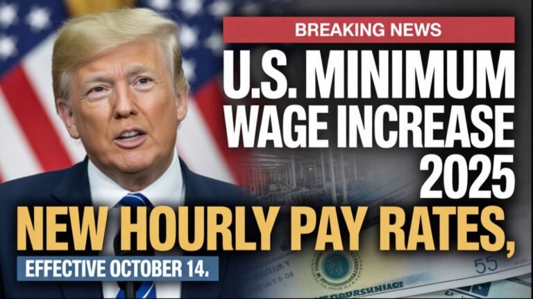 U.S. Minimum Wage Increase 2025 New Hourly Pay Rates Take Effect October 14