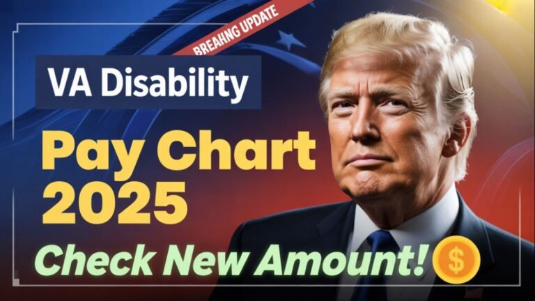VA Disability Pay Chart 2025