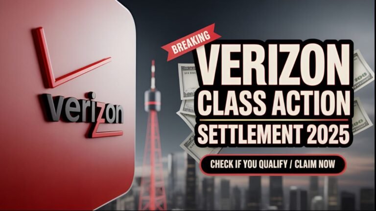 Verizon Class Action Lawsuit Settlement 2025