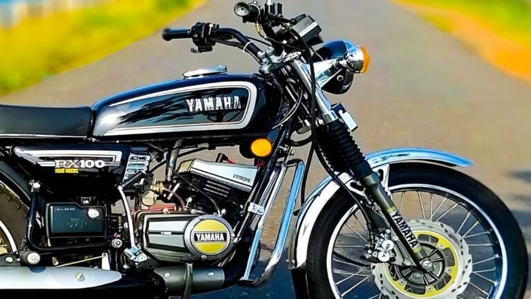 Yamaha RX 100, Yamaha RX 100 new launch, Yamaha RX100 2025 model, 80km mileage bike, 110km top speed bike, Yamaha retro bike, best budget motorcycle, Yamaha India launch, Yamaha RX100 price in India, classic Yamaha bike,